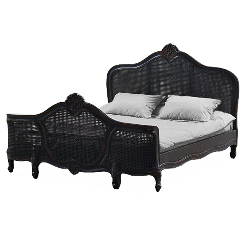 Кровать Wicker Bed Черный Кровать Wicker Bed Черный в Липецке | Loft Concept