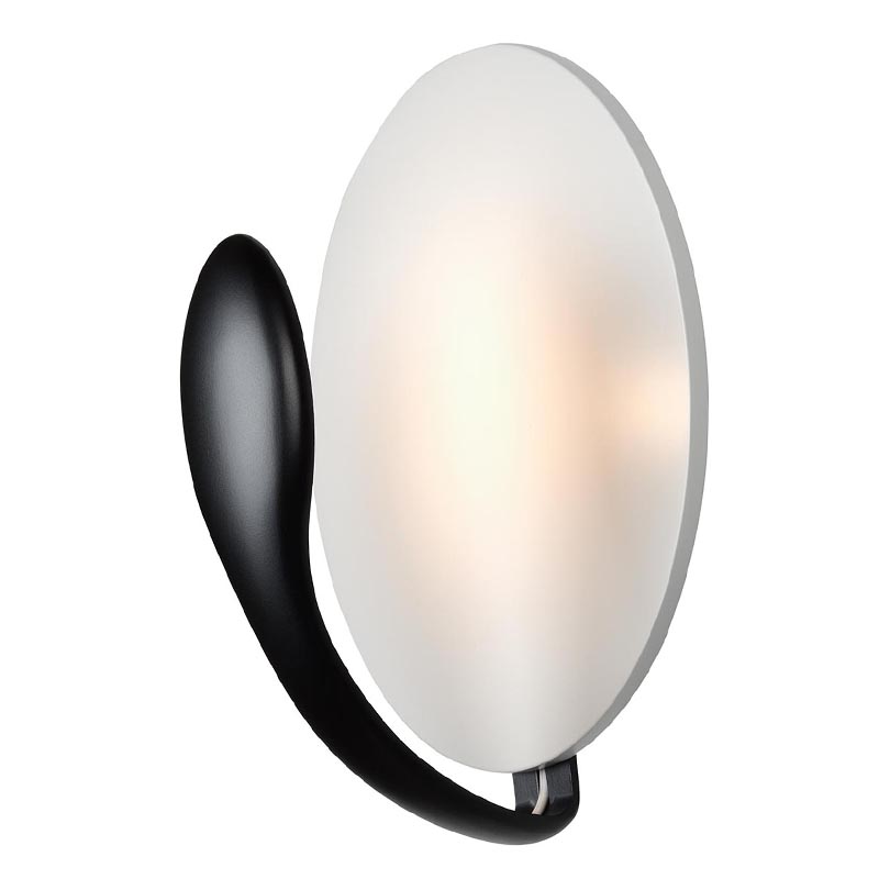 Бра Devi Black Spot Wall Lamp Белый Черный Бра Devi Black Spot Wall Lamp Белый Черный в Липецке | Loft Concept