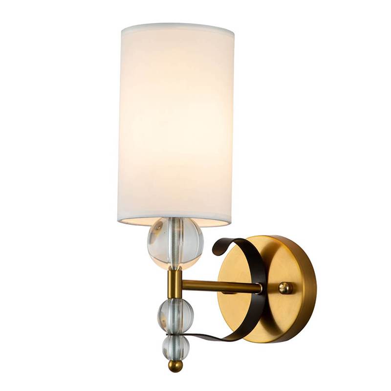 Бра Annelies Wall Lamp Золотой Черный Белый Бра Annelies Wall Lamp Золотой Черный Белый в Липецке | Loft Concept