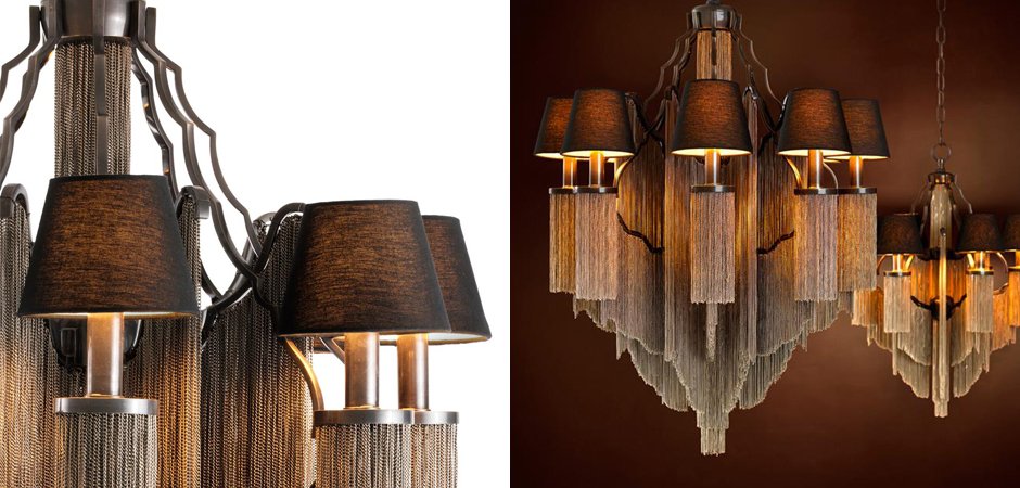 Люстра Eichholtz Chandelier Fringe L - Loft-Concept в Липецке