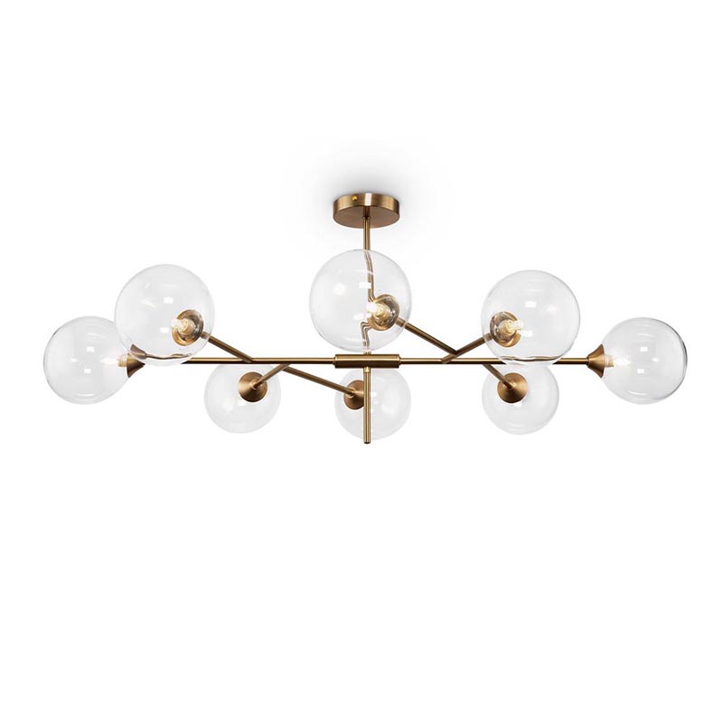 Потолочная люстра Gallotti & Radice Leaf Bronze 8 Бронза Потолочная люстра Gallotti & Radice Leaf Bronze 8 Бронза в Липецке | Loft Concept