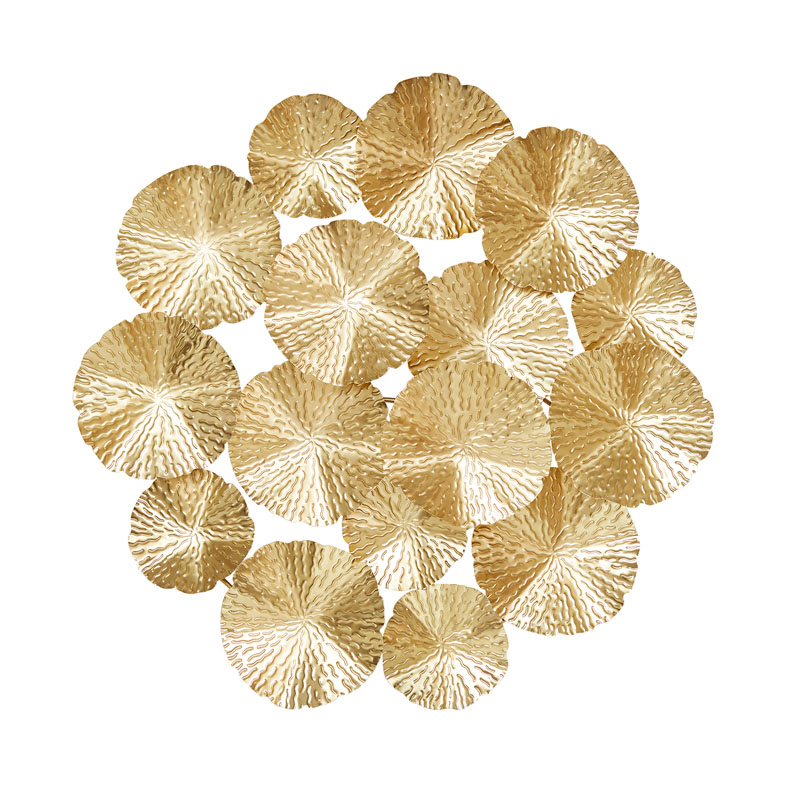 Арт-объект на стену Metal Circles Gold ART Золотой Арт-объект на стену Metal Circles Gold ART Золотой в Липецке | Loft Concept
