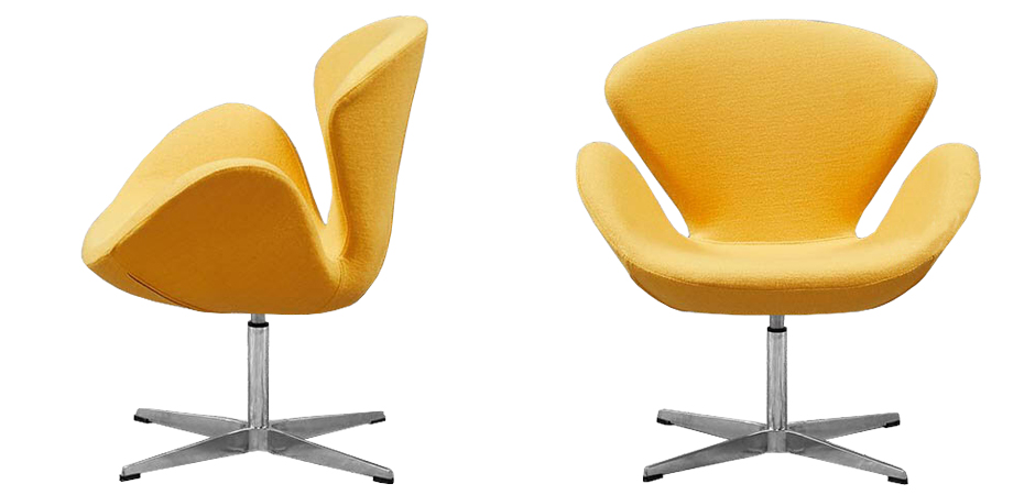 Кресло Swan Chair Yellow Кресло Swan Chair Yellow - Loft-Concept в Липецке