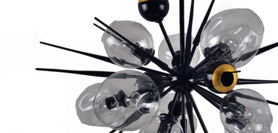 Люстра Boom Bubble Black 10 плафонов Люстра Boom Bubble Black 10 плафонов - Loft-Concept в Липецке