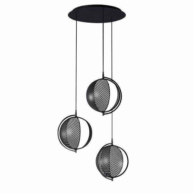 Подвесной светильник Mondo Pendant by oblure 3 Черный Подвесной светильник Mondo Pendant by oblure 3 Черный в Липецке | Loft Concept