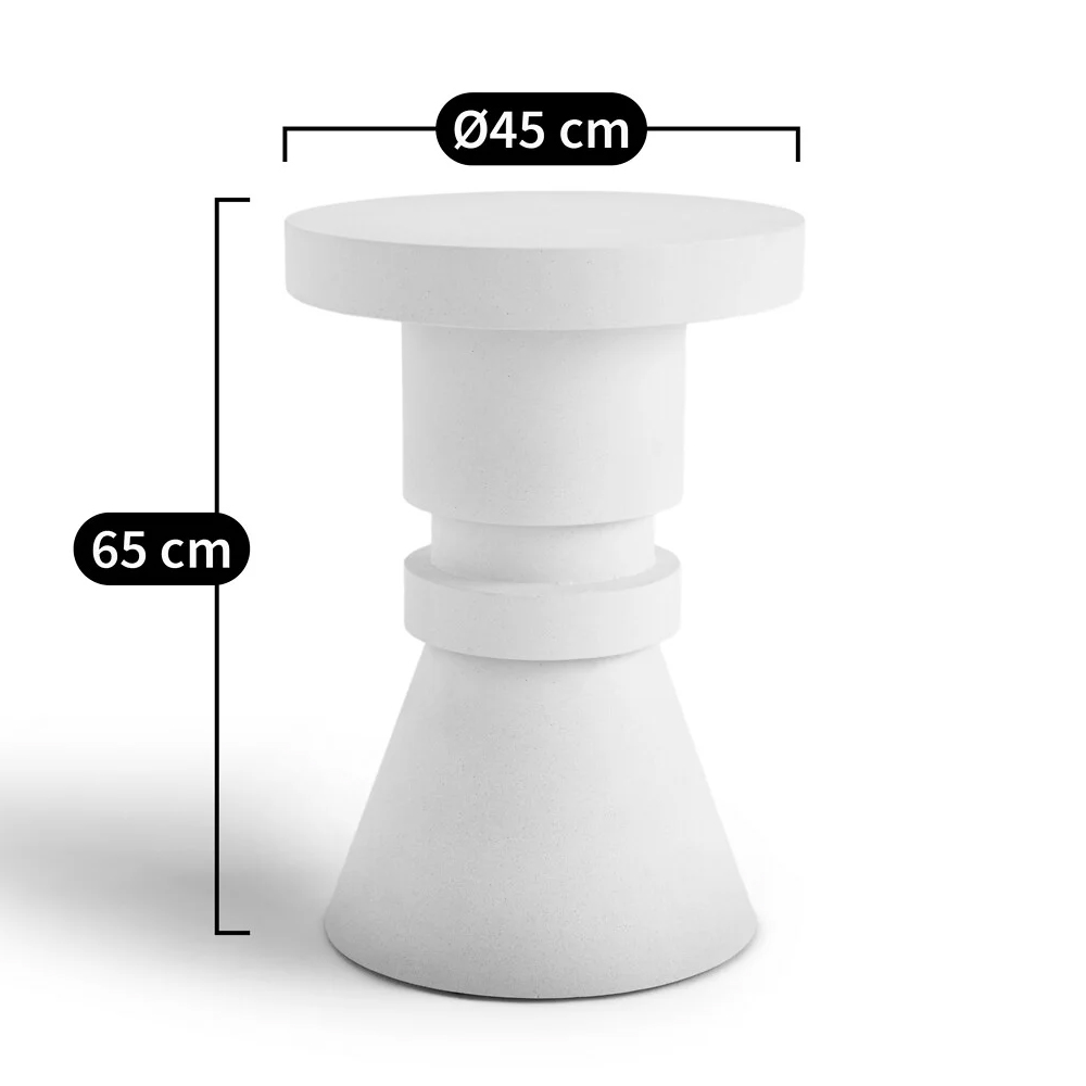 Приставной стол из искусственного камня Chess White Приставной стол из искусственного камня Chess White в Липецке