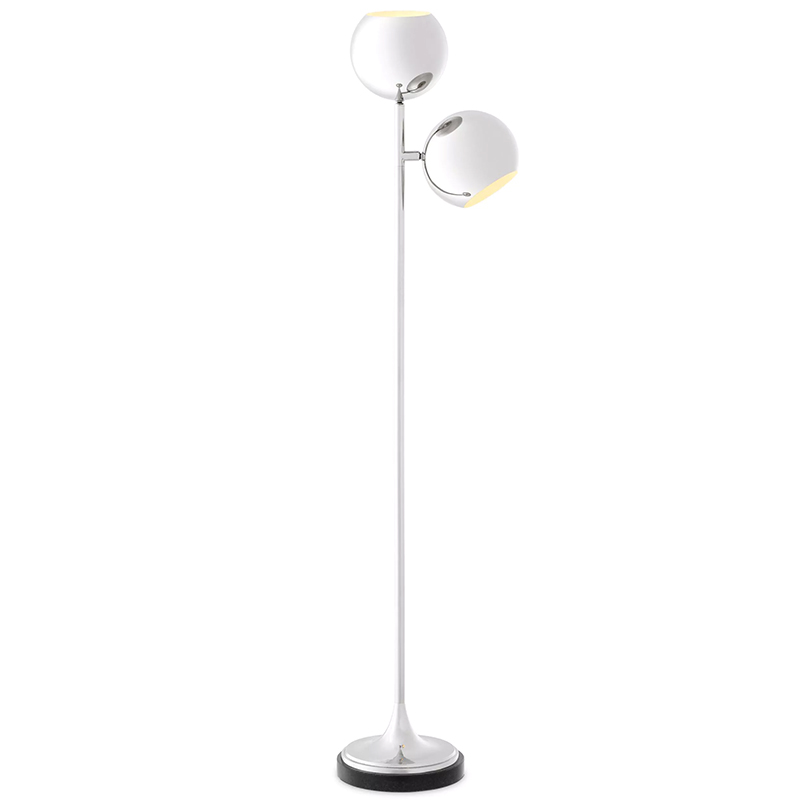 Торшер Eichholtz Floor Lamp Compton Nickel Никель Торшер Eichholtz Floor Lamp Compton Nickel Никель в Липецке | Loft Concept