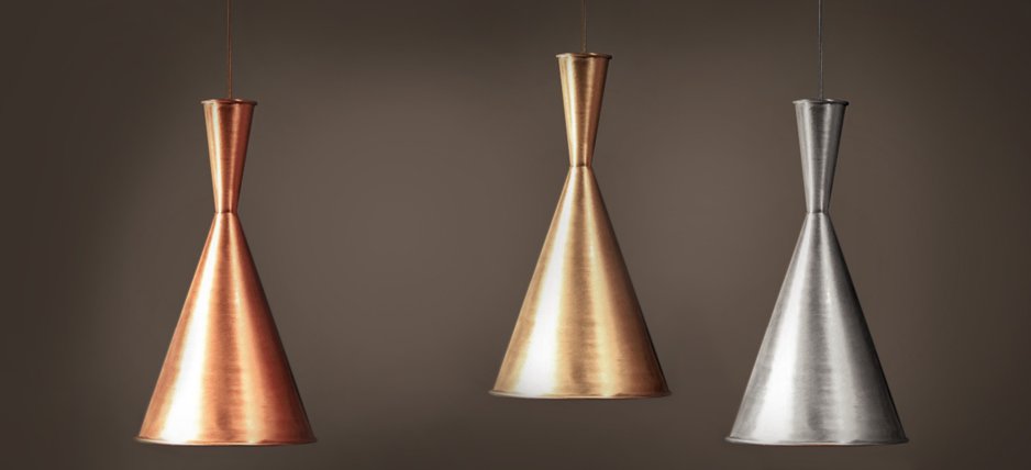 Подвесной светильник Copper Pendant Lamp Beat Light Tall Подвесной светильник Copper Pendant Lamp Beat Light Tall - Loft-Concept в Липецке