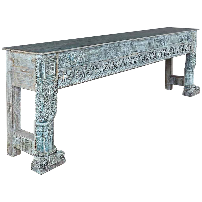 Консоль Arnav Console Винтажный голубой Консоль Arnav Console Винтажный голубой в Липецке | Loft Concept