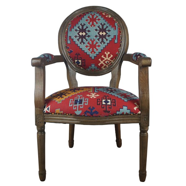 Кресло Gustavian Armchair Kelim Pattern Кресло Gustavian Armchair Kelim Pattern в Липецке | Loft Concept
