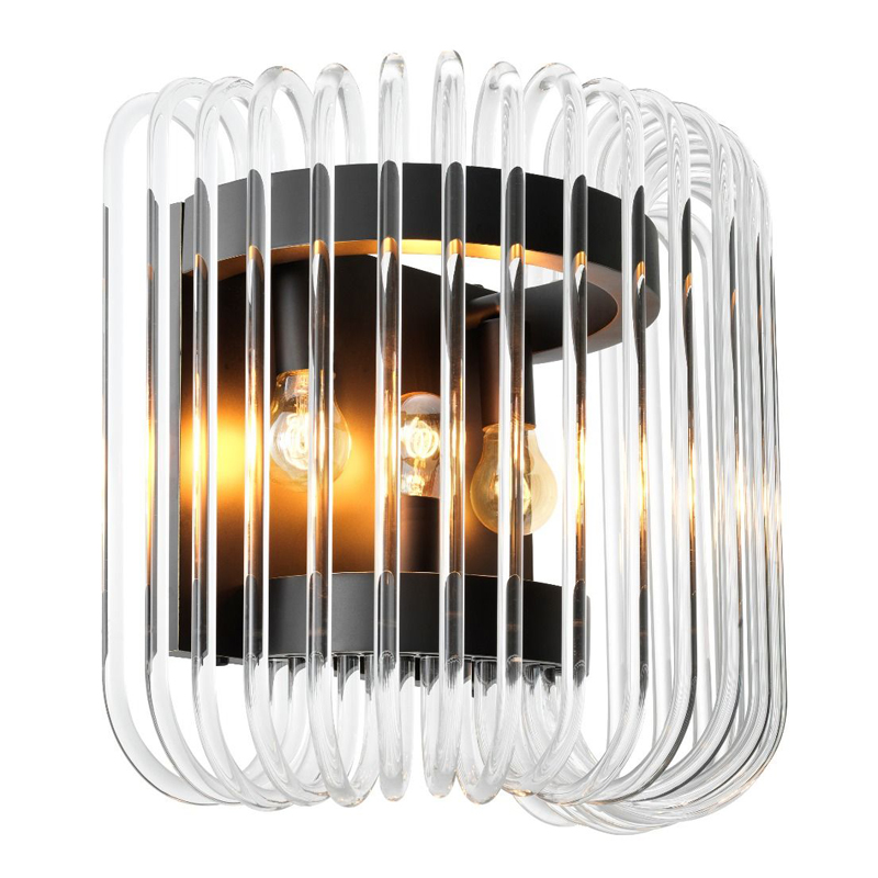 Бра Eichholtz Wall Lamp Sutton House Темная бронза Прозрачный Бра Eichholtz Wall Lamp Sutton House Темная бронза Прозрачный в Липецке | Loft Concept