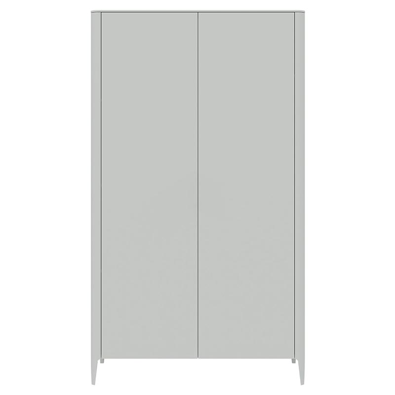 Шкаф двухстворчатый светло-серый Type Светло-серый в Липецке | Loft Concept 
