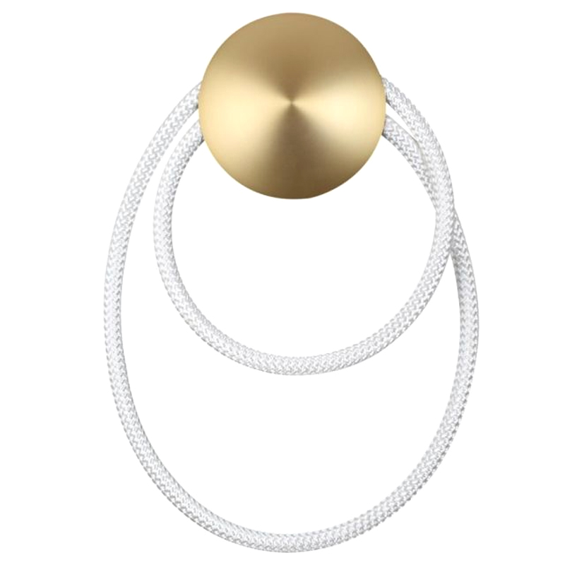 Бра Золотой LUKE LAMPCO TRACER LAMP Золотой Белый Бра Золотой LUKE LAMPCO TRACER LAMP Золотой Белый в Липецке | Loft Concept