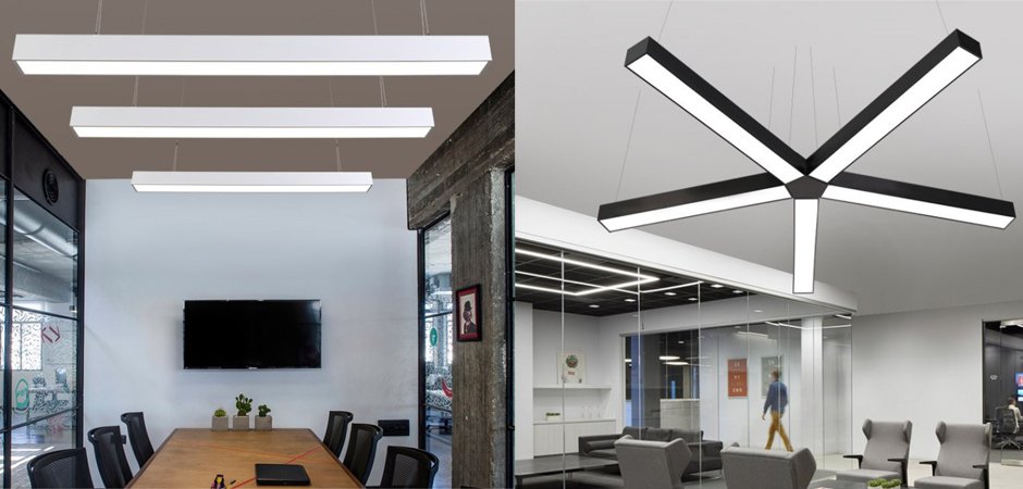 Люстра Led line pendant lamp Люстра Led line pendant lamp - Loft-Concept в Липецке