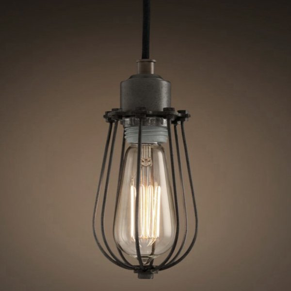 Подвесной светильник Loft Cage Light Темная бронза в Липецке | Loft Concept 