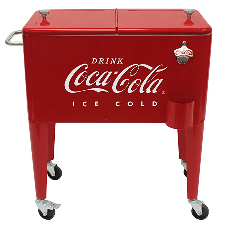 Куллер Retro Metal Coca-Cola Cooler Red Красный (Red) Куллер Retro Metal Coca-Cola Cooler Red Красный (Red) в Липецке | Loft Concept