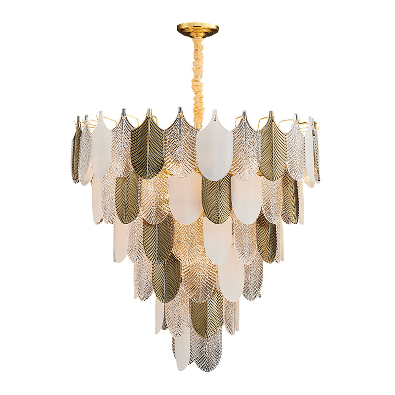 Люстра Abelia Chandelier Золотой Белый Прозрачный Люстра Abelia Chandelier Золотой Белый Прозрачный в Липецке | Loft Concept