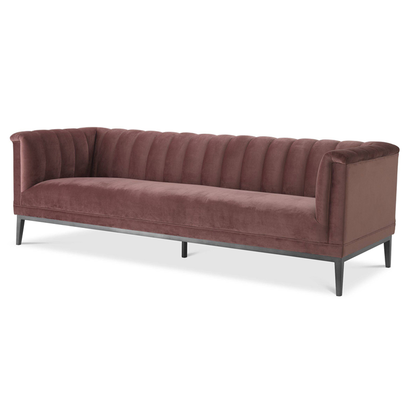 Диван Eichholtz Sofa Raffles rose Темная бронза Дымчатая Роза Диван Eichholtz Sofa Raffles rose Темная бронза Дымчатая Роза в Липецке | Loft Concept