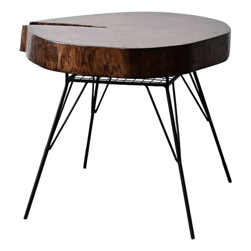 Кофейный стол Bains Industrial Metal Rust Coffee Table Коричневый Черный Кофейный стол Bains Industrial Metal Rust Coffee Table Коричневый Черный в Липецке | Loft Concept