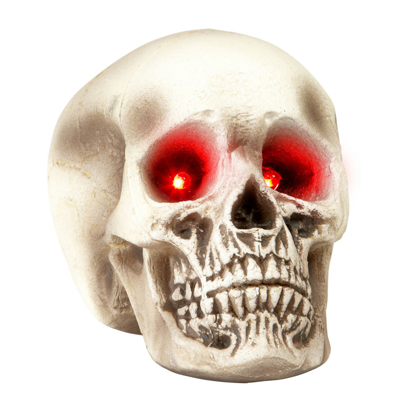 Аксессуар HALLOWEEN Skull Red Eyes Серый Аксессуар HALLOWEEN Skull Red Eyes Серый в Липецке | Loft Concept