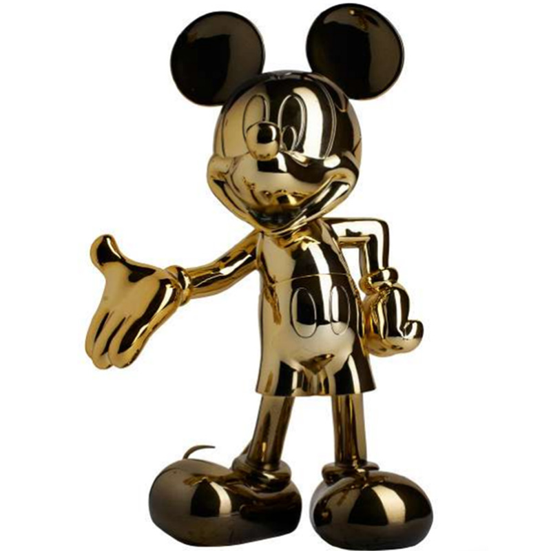 Статуэтка Mickey Mouse statuette gold Глянцевое золото Черный Статуэтка Mickey Mouse statuette gold Глянцевое золото Черный в Липецке | Loft Concept