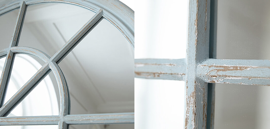 Зеркало Window Blue Patina Mirror Зеркало Window Blue Patina Mirror - Loft-Concept в Липецке