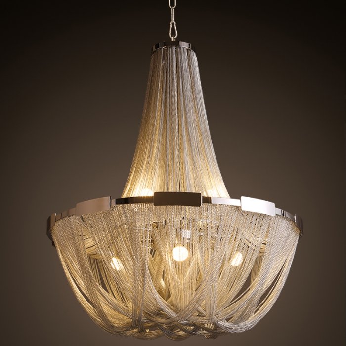 Люстра Soscik Golden Chain Chandelier Золотой Люстра Soscik Golden Chain Chandelier Золотой в Липецке | Loft Concept