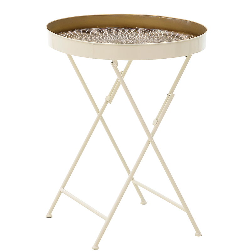 Приставной стол Martita Table Золотой Шампань Приставной стол Martita Table Золотой Шампань в Липецке | Loft Concept