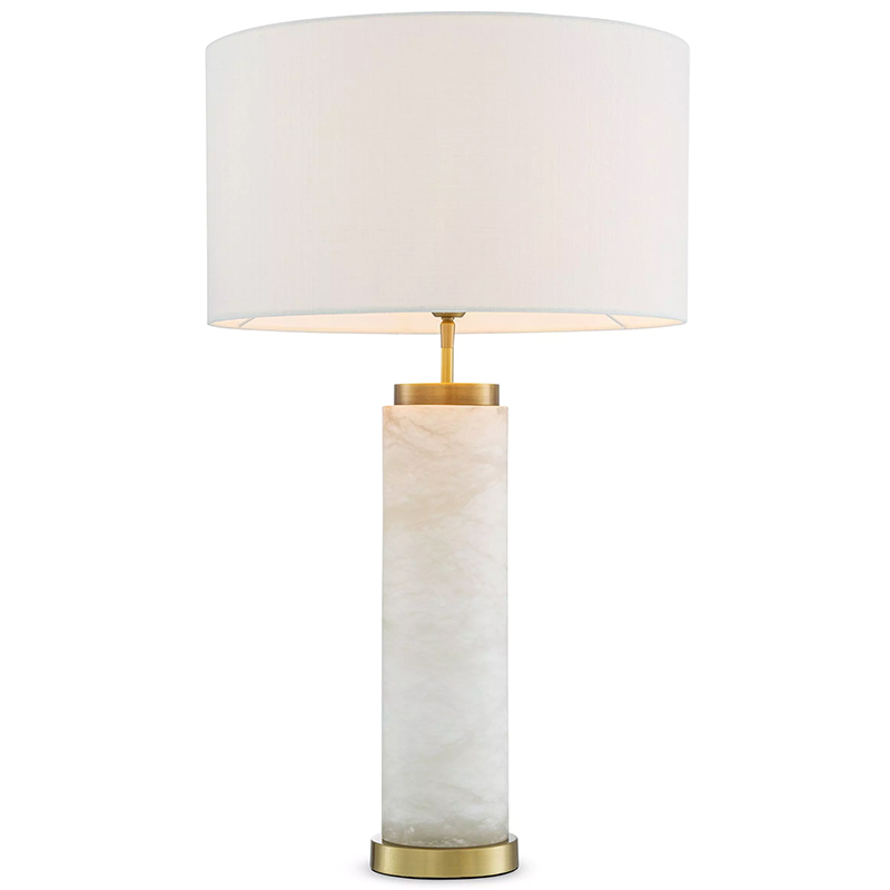 Настольная лампа Eichholtz Table Lamp Lxry Alabaster Белый Латунь Кремовый Настольная лампа Eichholtz Table Lamp Lxry Alabaster Белый Латунь Кремовый в Липецке | Loft Concept