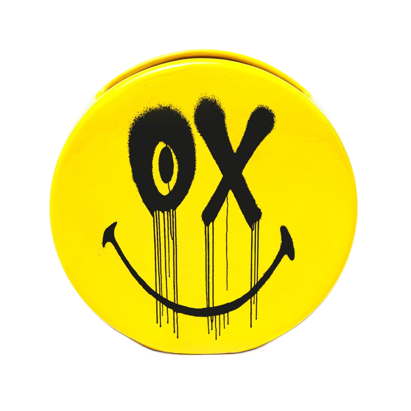Ваза Seletti Ox Smiley Желтый Черный Ваза Seletti Ox Smiley Желтый Черный в Липецке | Loft Concept