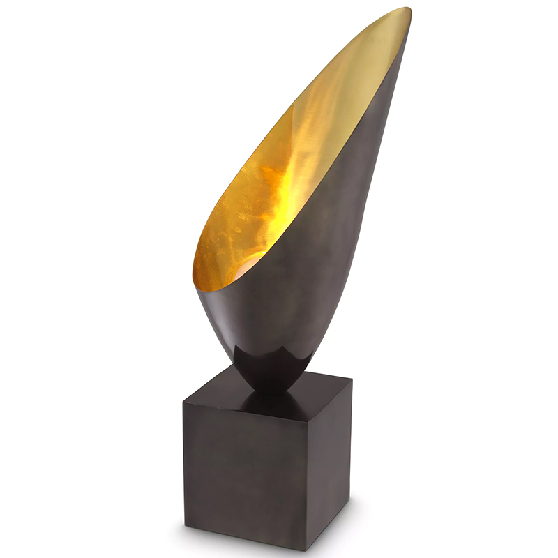 Настольная лампа Eichholtz Table Lamp Grotto Черный Золотой Настольная лампа Eichholtz Table Lamp Grotto Черный Золотой в Липецке | Loft Concept