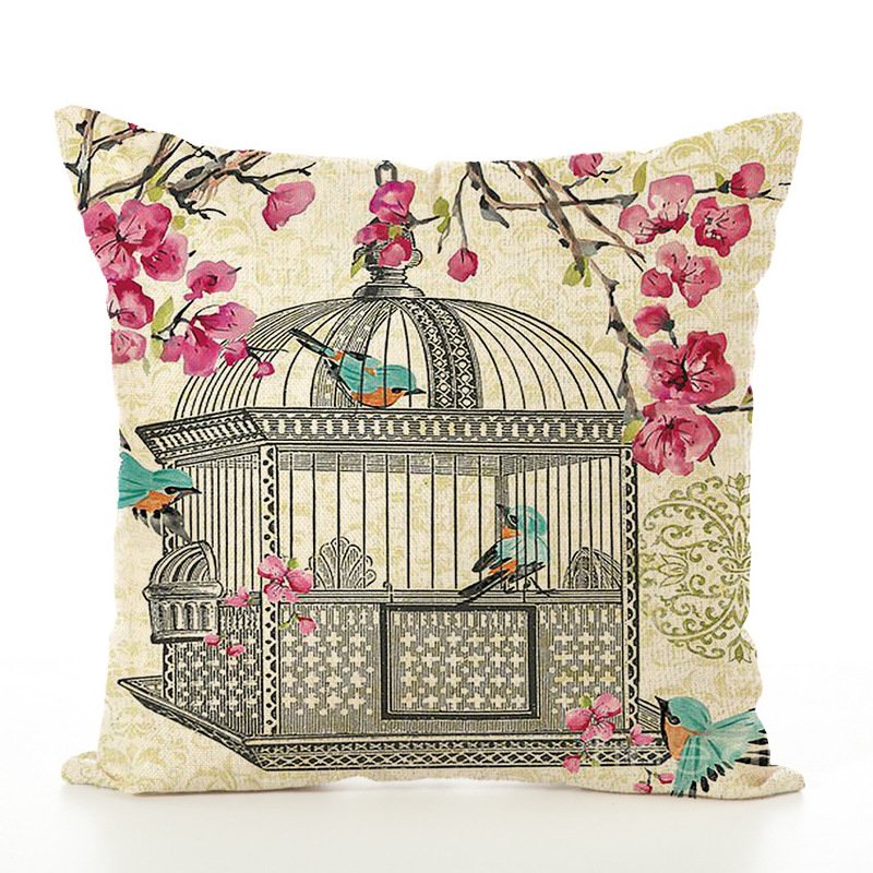 Декоративная подушка Bird Cage Мульти Декоративная подушка Bird Cage Мульти в Липецке | Loft Concept
