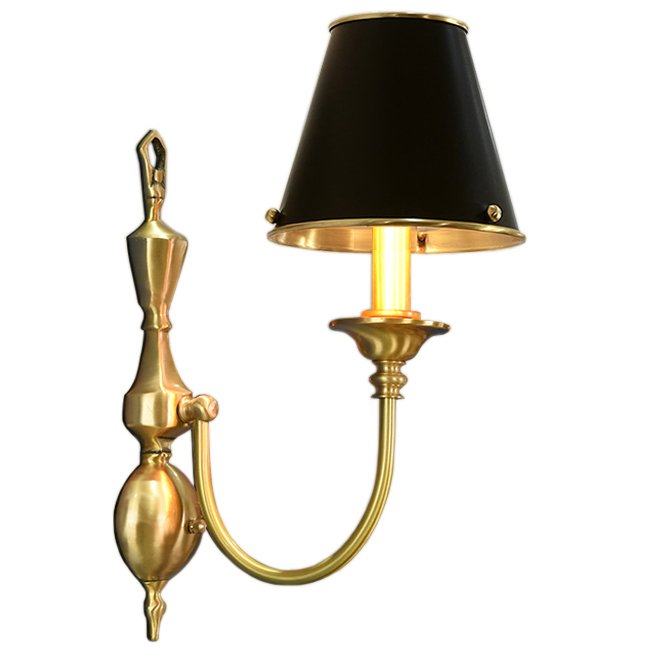 Бра Classic Monograms One Черный Латунь Бра Classic Monograms One Черный Латунь в Липецке | Loft Concept