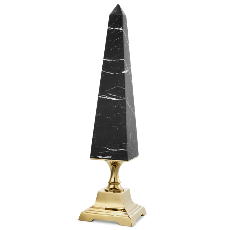 Аксессуар Eichholtz Obelisk Layford L Черный Мрамор Nero Глянцевое золото Аксессуар Eichholtz Obelisk Layford L Черный Мрамор Nero Глянцевое золото в Липецке | Loft Concept