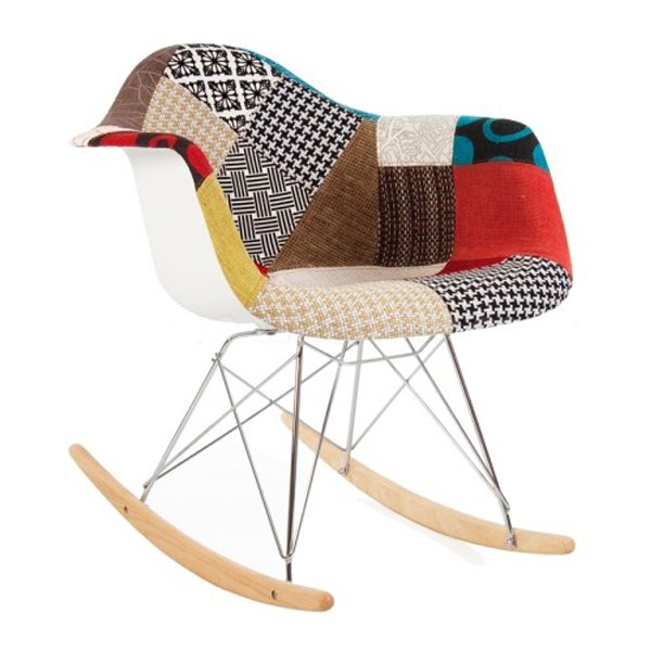 Кресло RAR Rocking Patchwork Мульти Кресло RAR Rocking Patchwork Мульти в Липецке | Loft Concept
