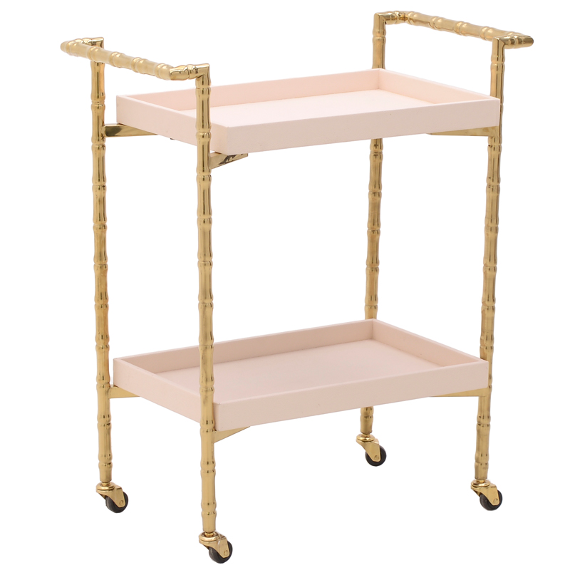 Приставной стол Shinobiya Table Розовый пастельный Глянцевое золото Приставной стол Shinobiya Table Розовый пастельный Глянцевое золото в Липецке | Loft Concept