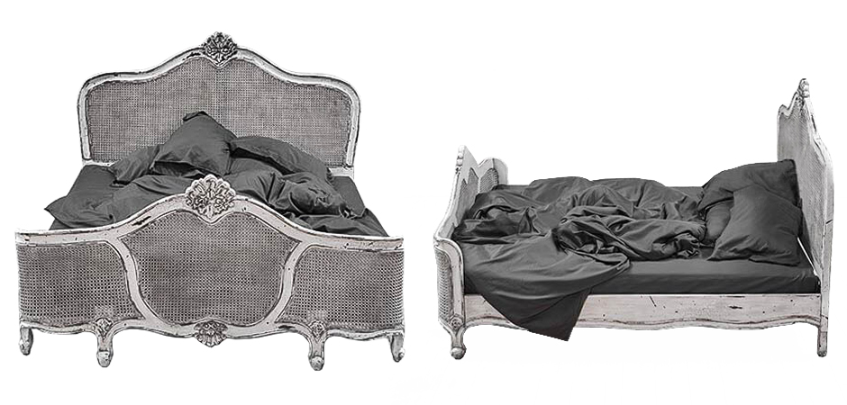Кровать Wicker Bed White Кровать Wicker Bed White - Loft-Concept в Липецке