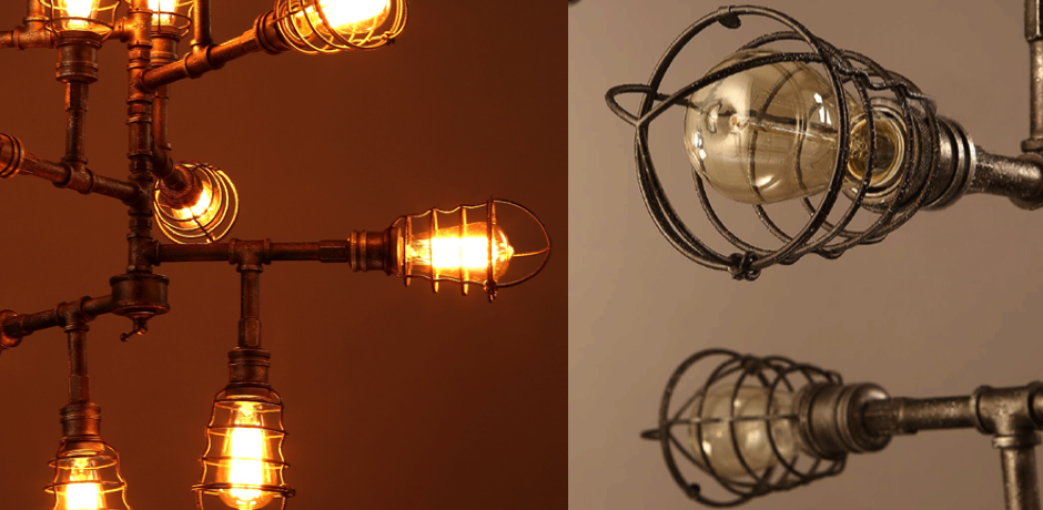 Люстра Loft Industrial Sputnik 12 Retro Люстра Loft Industrial Sputnik 12 Retro - Loft-Concept в Липецке