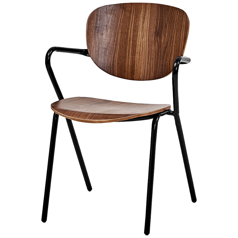 Стул Atol Loft Stool Черный Коричневый Стул Atol Loft Stool Черный Коричневый в Липецке | Loft Concept