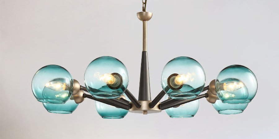 Люстра Thalia chandelier Blue glass Люстра Thalia chandelier Blue glass - Loft-Concept в Липецке