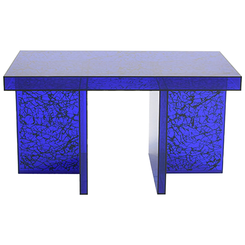Кофейный стол Acrylic Blue Gerald Coffee Table Синий Черный Кофейный стол Acrylic Blue Gerald Coffee Table Синий Черный в Липецке | Loft Concept