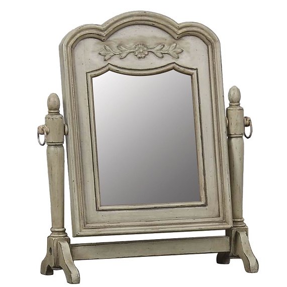 Зеркало настольное BUREAU MIROIR CHATEAU Бежево-серый Зеркало настольное BUREAU MIROIR CHATEAU Бежево-серый в Липецке | Loft Concept