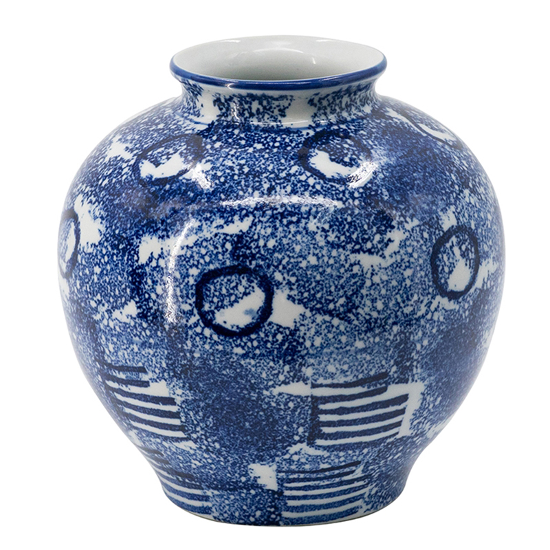 Ваза Abstraction Vase Синий Белый Ваза Abstraction Vase Синий Белый в Липецке | Loft Concept