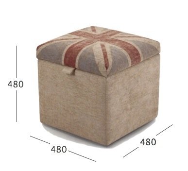 Пуф для хранения Jack Britannia Collection Пуф для хранения Jack Britannia Collection в Липецке