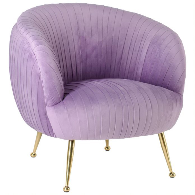 Кресло SOUFFLE CHAIR lilac Сиреневый матовое золото Кресло SOUFFLE CHAIR lilac Сиреневый матовое золото в Липецке | Loft Concept