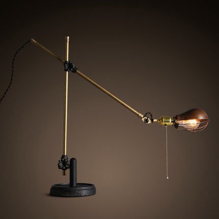 Настольный светильник Steampunk Extension Pole Table 2 Черный Латунь Настольный светильник Steampunk Extension Pole Table 2 Черный Латунь в Липецке | Loft Concept