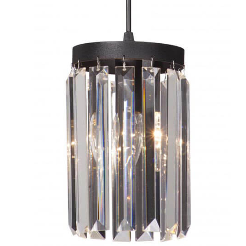 Светильник ODEON CLEAR GLASS Pendant lamp Прозрачное Стекло D 12 Черный матовый Прозрачное Стекло Светильник ODEON CLEAR GLASS Pendant lamp Прозрачное Стекло D 12 Черный матовый Прозрачное Стекло в Липецке | Loft Concept