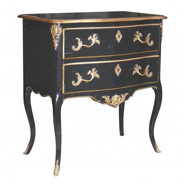 Комод L.XV CHEST OF DRAWERS black Бронза Черный Комод L.XV CHEST OF DRAWERS black Бронза Черный в Липецке | Loft Concept