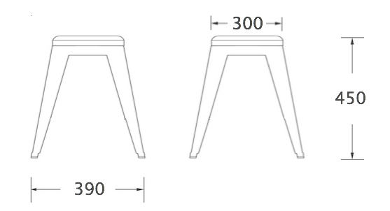 Кухонный стул Tolix Wood Seat Stool Кухонный стул Tolix Wood Seat Stool в Липецке