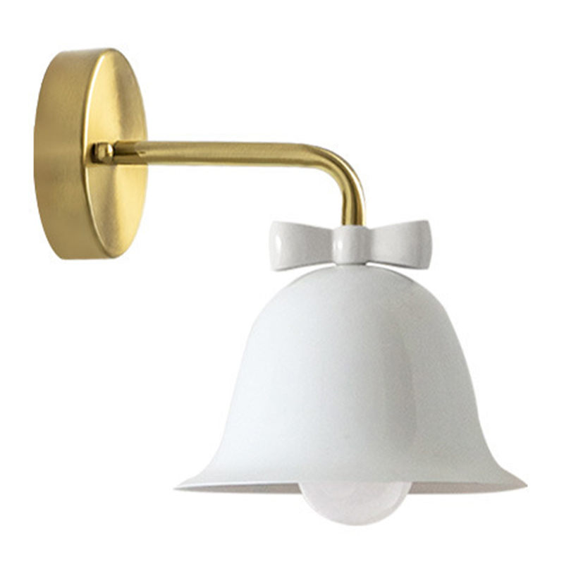Бра Колокольчик Bell with Bow White Wall Lamp Белый Белый Красный Морская синь Золотой в Липецке | Loft Concept 